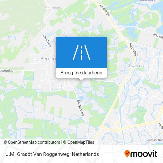 J.M. Graadt Van Roggenweg kaart