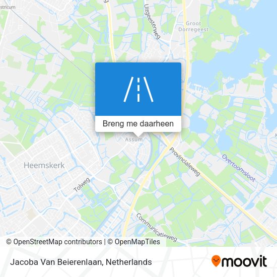 Jacoba Van Beierenlaan kaart