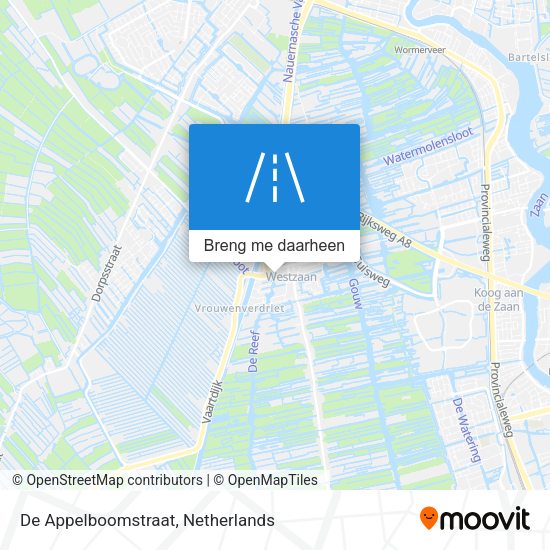 De Appelboomstraat kaart
