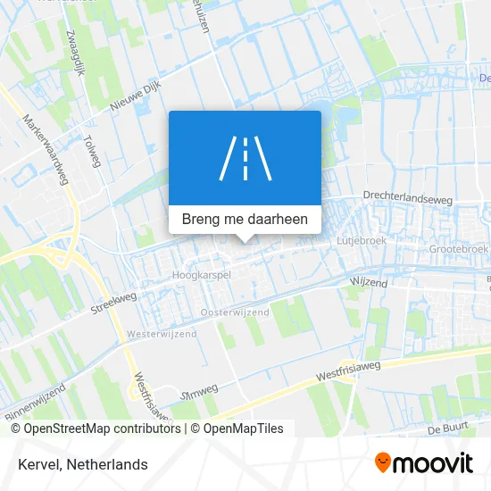 Kervel kaart