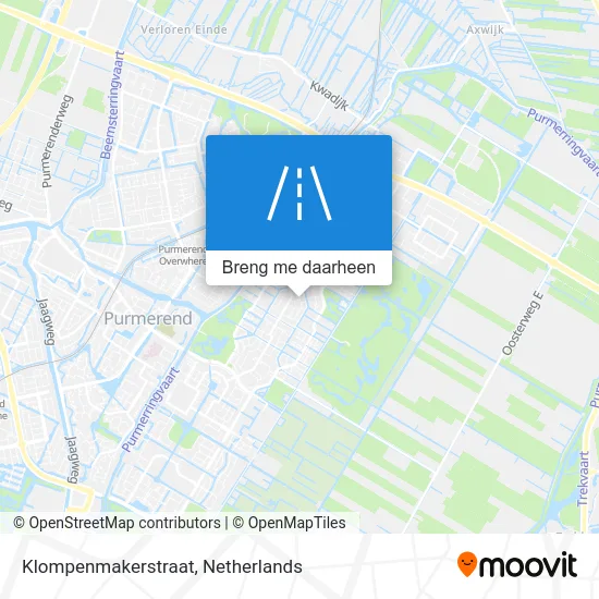 Klompenmakerstraat kaart