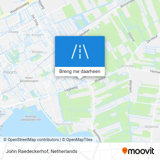 John Raedeckerhof kaart