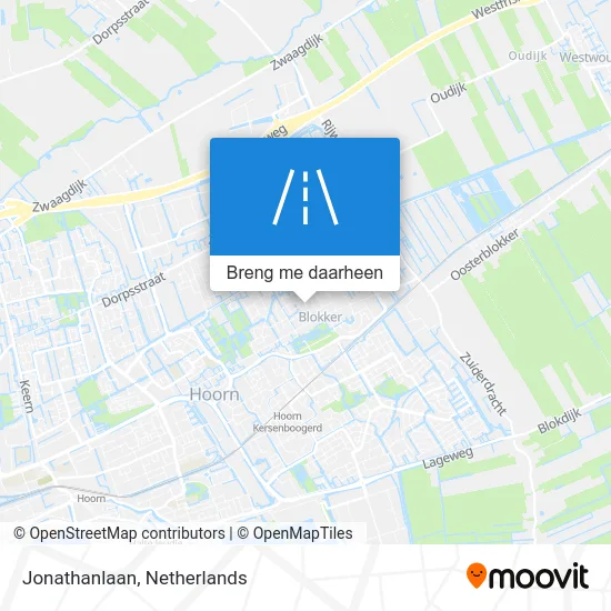 Jonathanlaan kaart