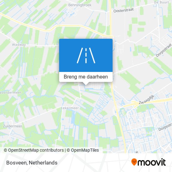 Bosveen kaart