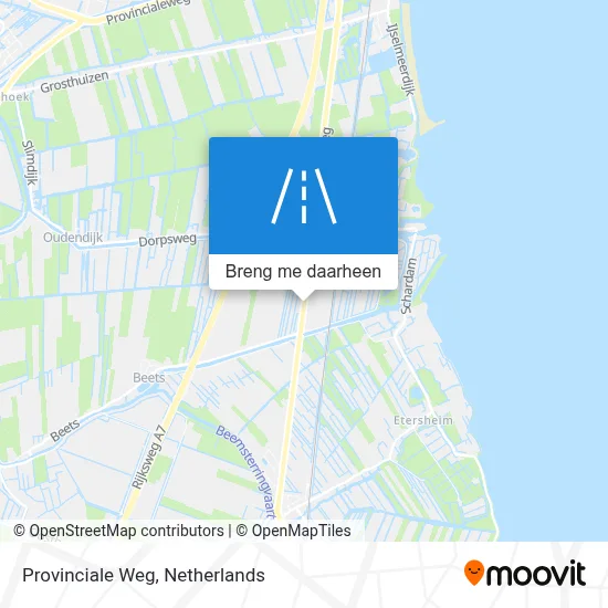 Provinciale Weg kaart