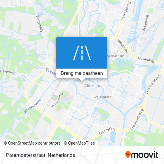 Paternosterstraat kaart
