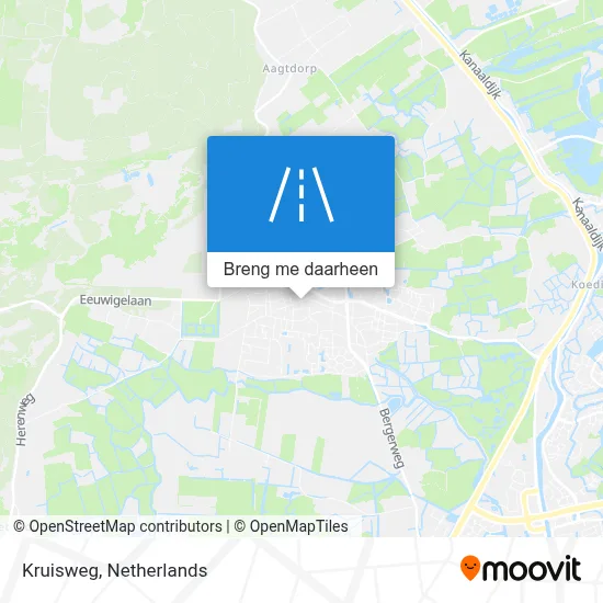 Kruisweg kaart