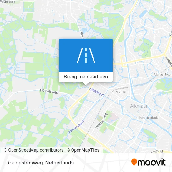Robonsbosweg kaart