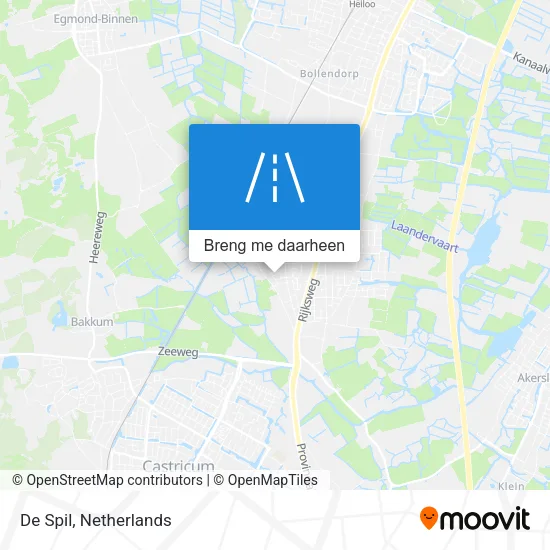De Spil kaart