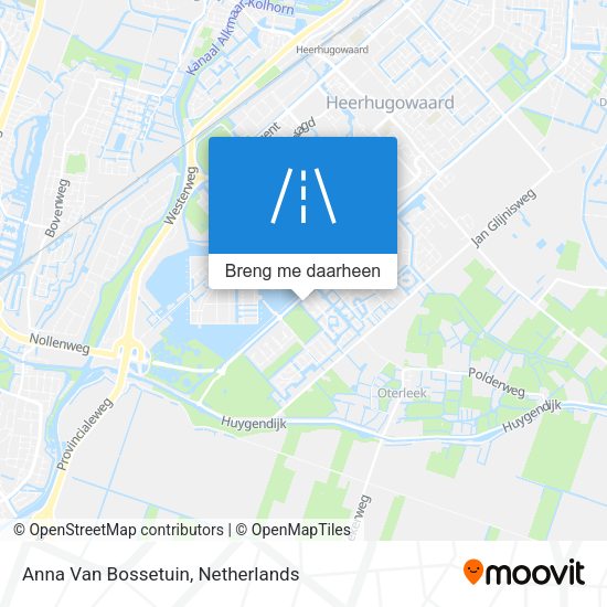 Anna Van Bossetuin kaart