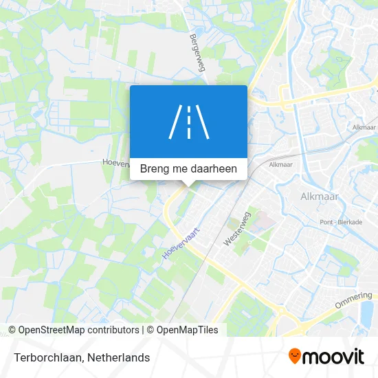 Terborchlaan kaart