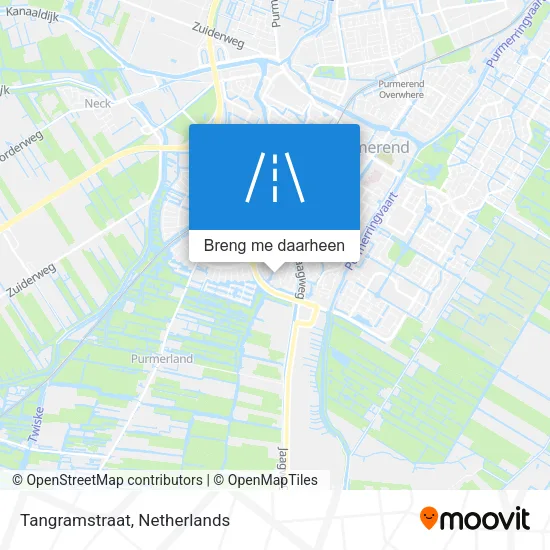 Tangramstraat kaart