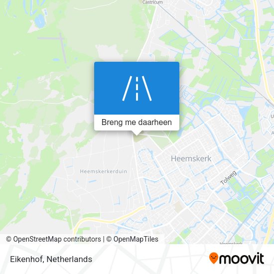 Eikenhof kaart