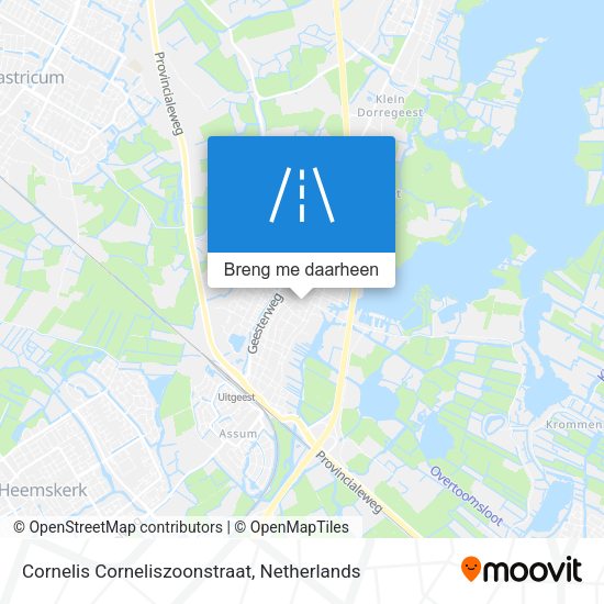 Cornelis Corneliszoonstraat kaart