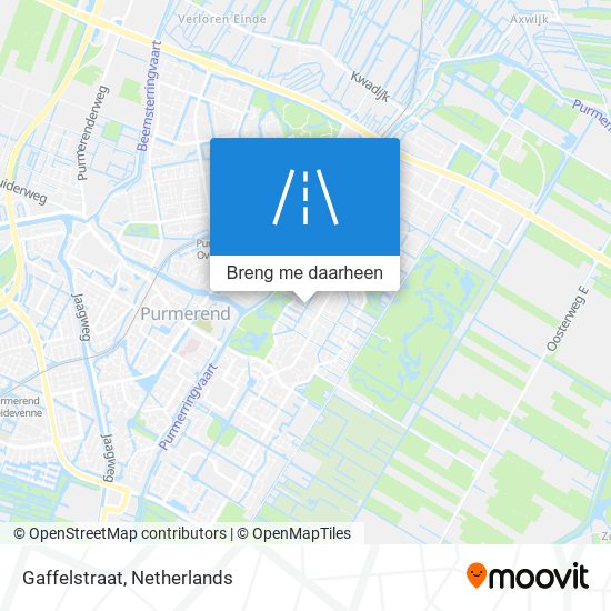 Gaffelstraat kaart