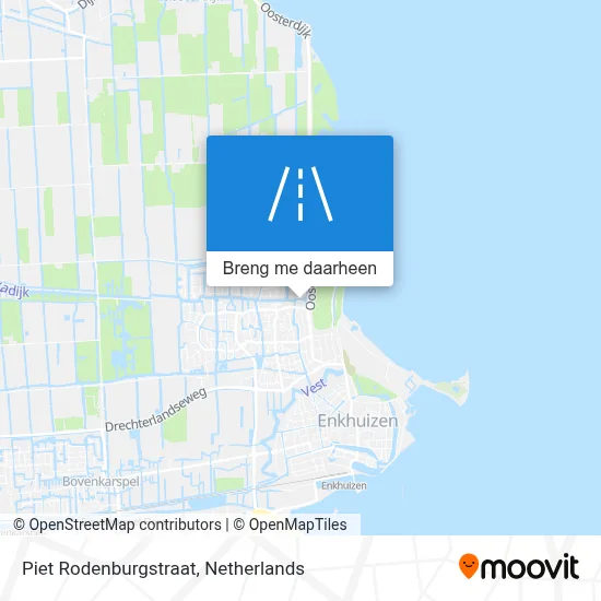 Piet Rodenburgstraat kaart