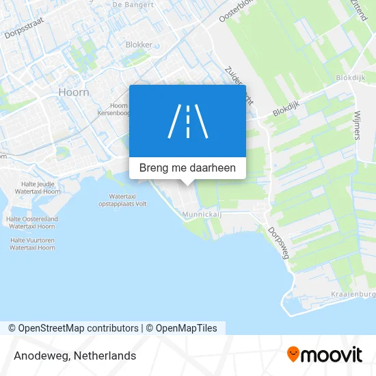 Anodeweg kaart