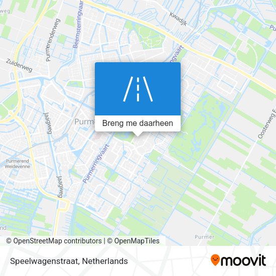 Speelwagenstraat kaart
