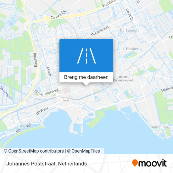 Johannes Poststraat kaart