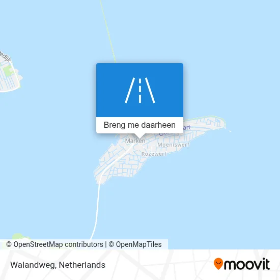 Walandweg kaart
