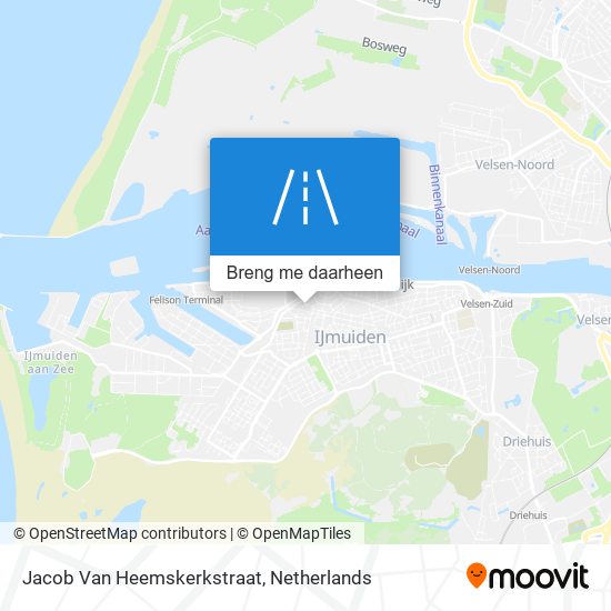 Jacob Van Heemskerkstraat kaart