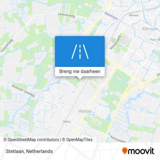 Stetlaan kaart