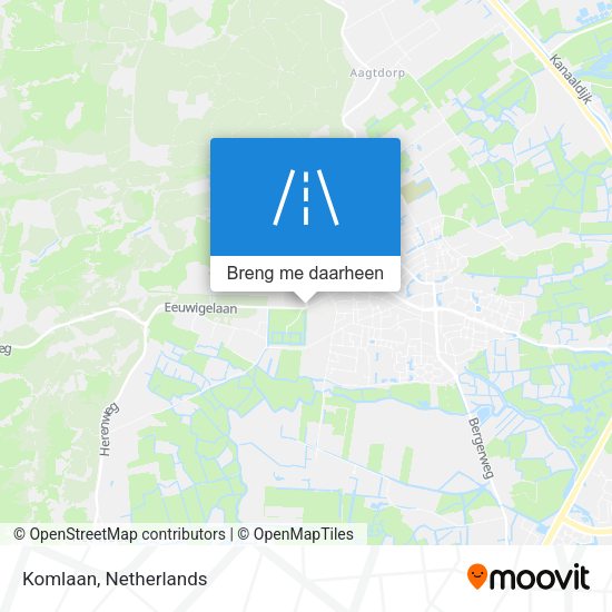 Komlaan kaart