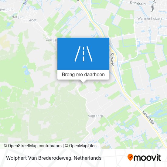 Wolphert Van Brederodeweg kaart