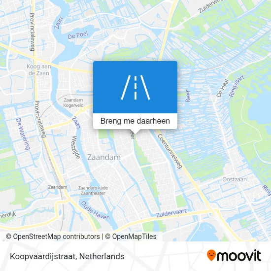 Koopvaardijstraat kaart