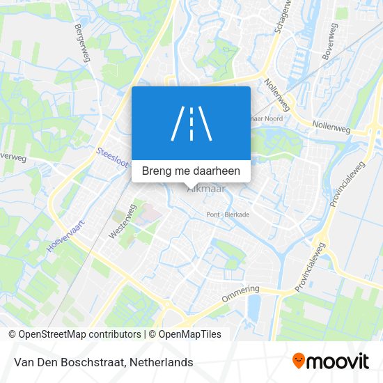 Van Den Boschstraat kaart