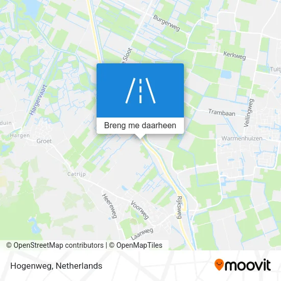 Hogenweg kaart