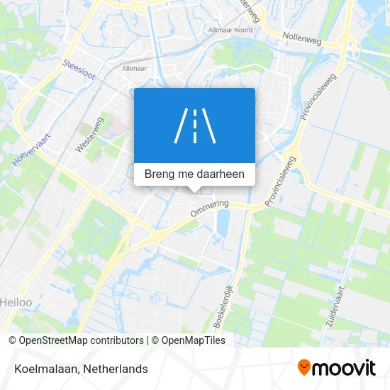 Koelmalaan kaart