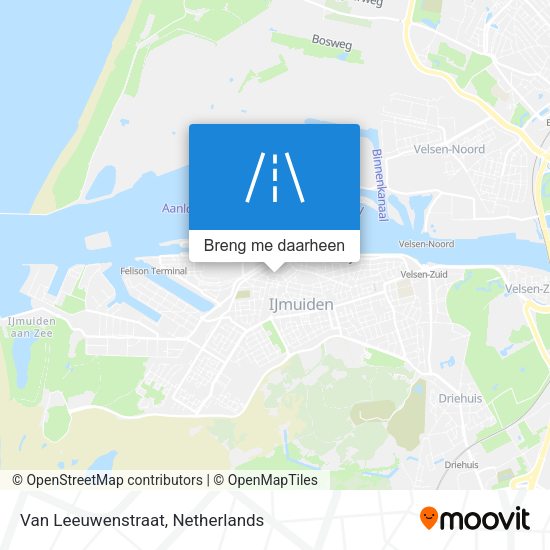 Van Leeuwenstraat kaart