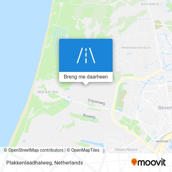 Plakkenlaadhalweg kaart