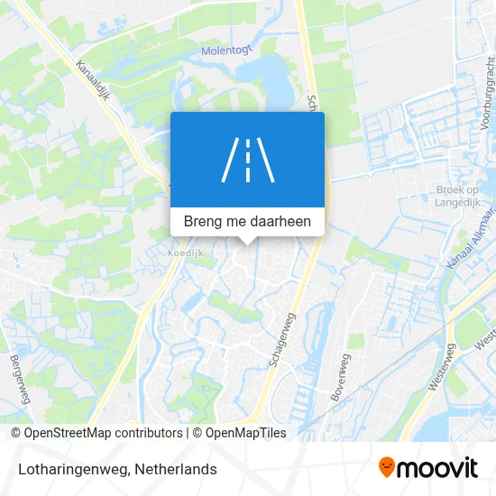 Lotharingenweg kaart