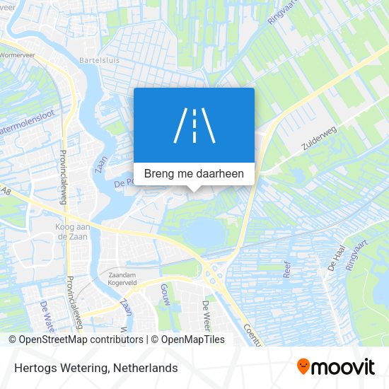 Hertogs Wetering kaart