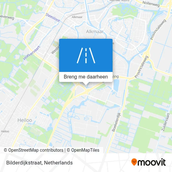 Bilderdijkstraat kaart