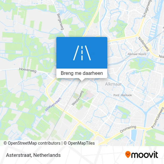 Asterstraat kaart