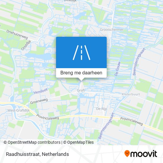 Raadhuisstraat kaart