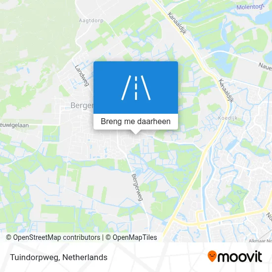 Tuindorpweg kaart