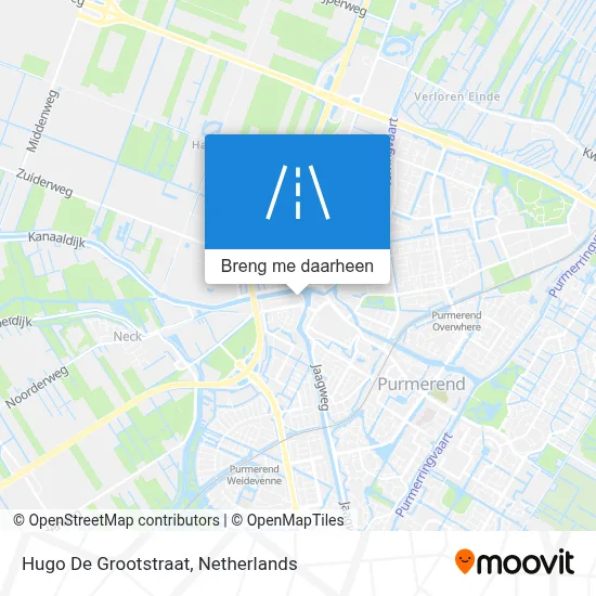 Hugo De Grootstraat kaart