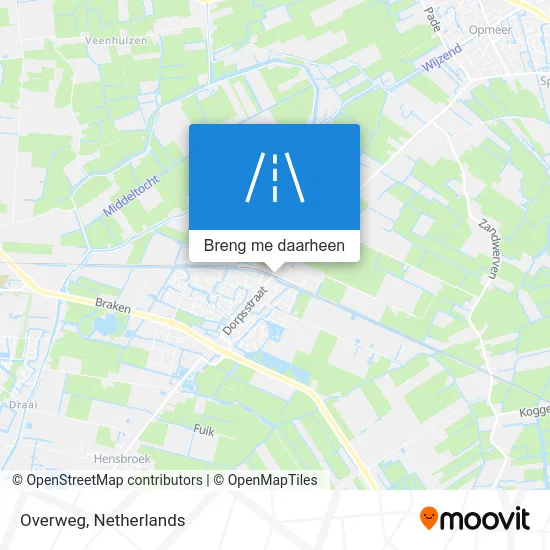 Overweg kaart