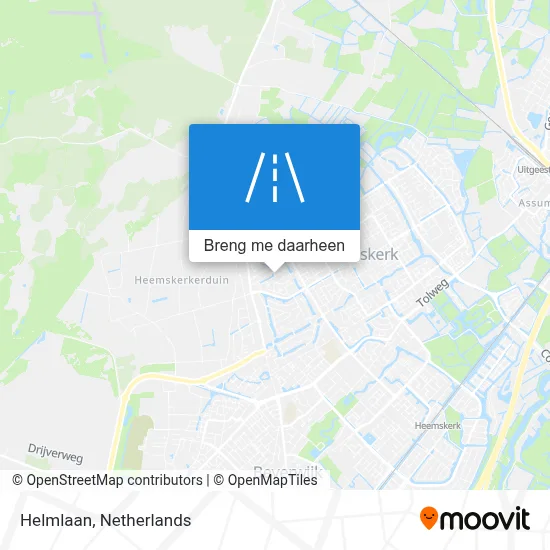 Helmlaan kaart