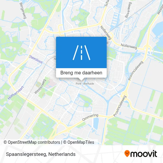 Spaanslegersteeg kaart