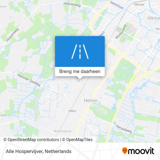Alle Hospervijver kaart