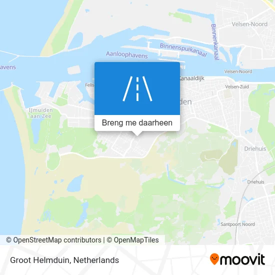 Groot Helmduin kaart