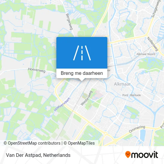 Van Der Astpad kaart