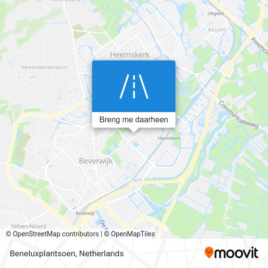 Beneluxplantsoen kaart