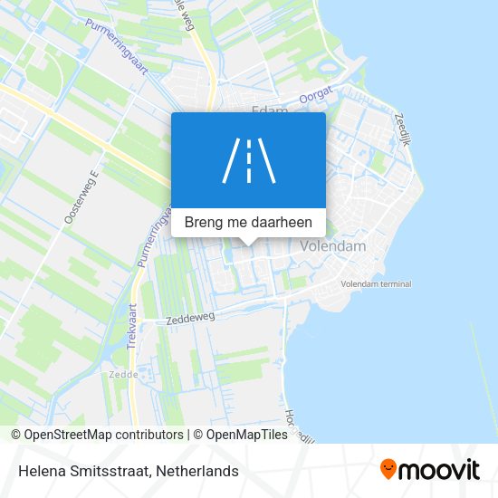 Helena Smitsstraat kaart