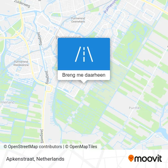 Apkenstraat kaart